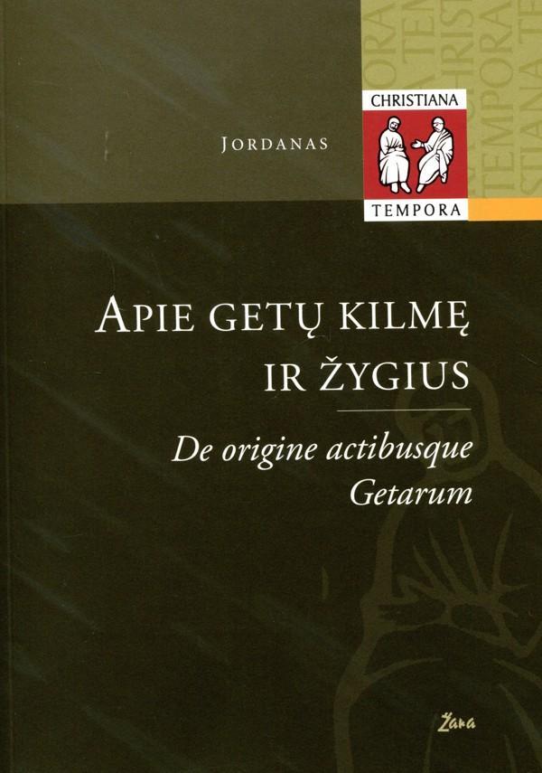 Knygos „Apie getų kilmę ir žygius" viršelis