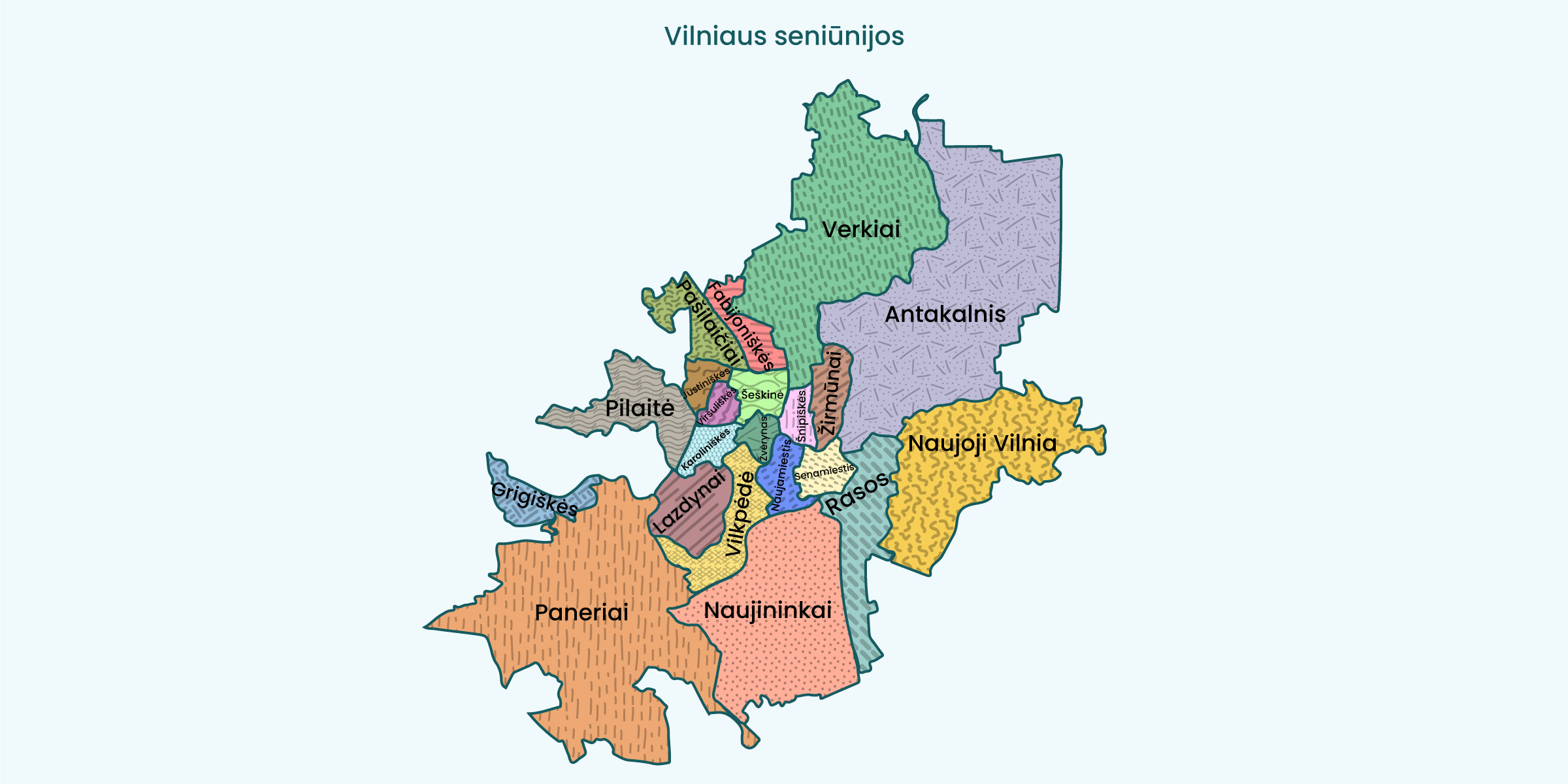 Vilniaus seniūnijos žemėlapis 