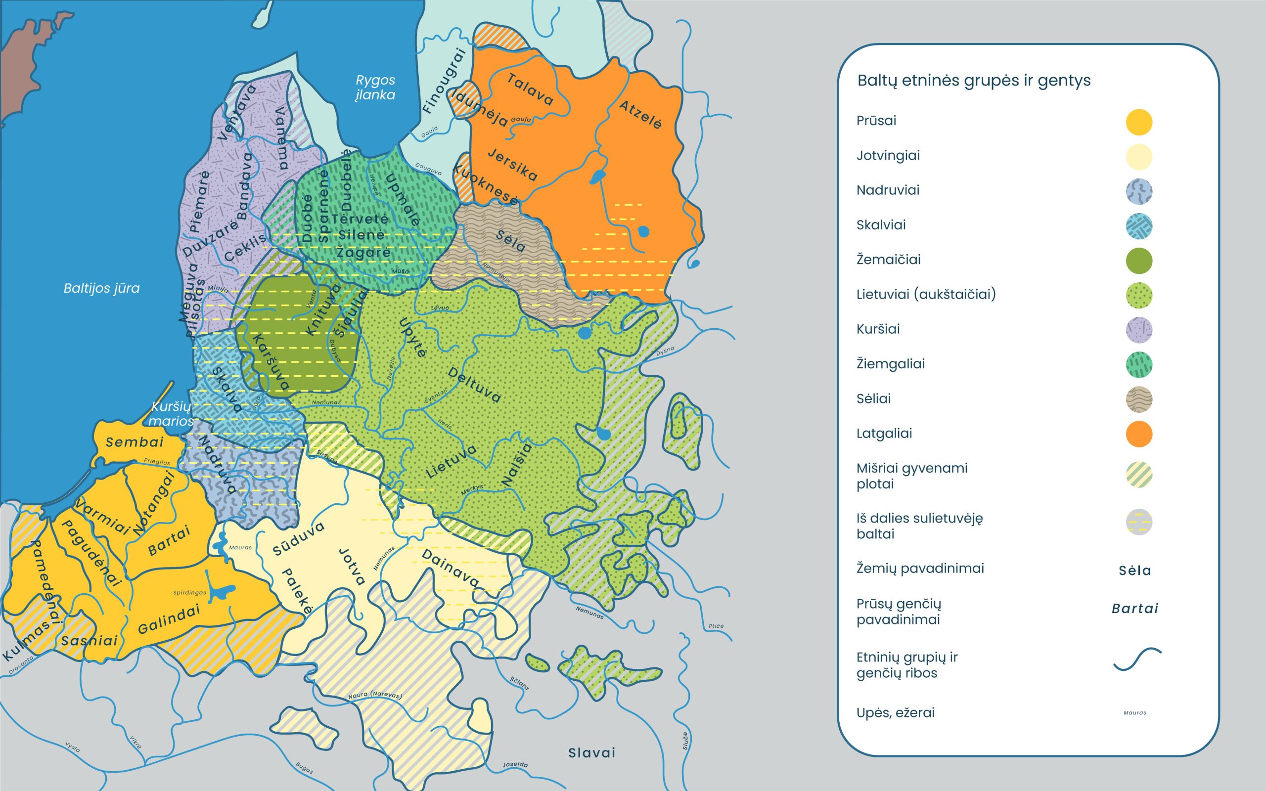 Baltų XI–XII a. žemėlapis